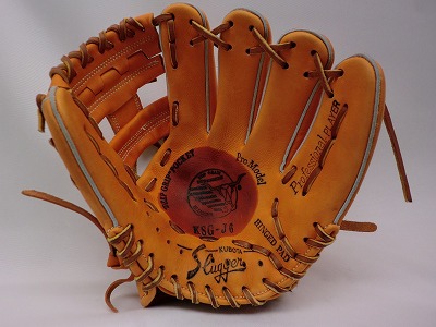 B4ラベル 久保田スラッガー 少年軟式グラブ KSN-J1P ブラック 久保田