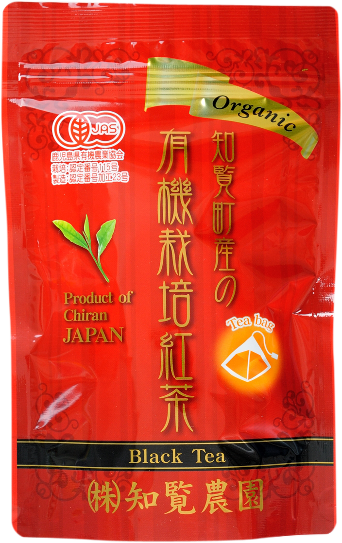 有機栽培「知覧紅茶」ティーバッグ/3g×15袋入の写真 有機栽培「知覧紅茶」ティーバッグ/3g×15袋入の写真