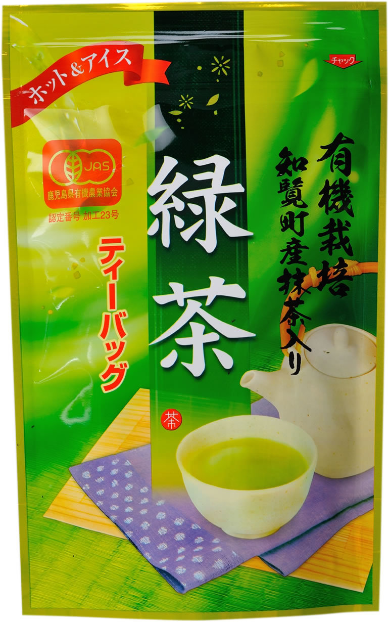 有機緑茶「ティーバッグ」/5g×15袋の写真 有機緑茶「ティーバッグ」/5g×15袋の写真