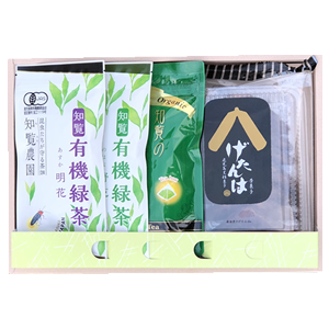 有機茶・菓子セットの写真 有機茶・菓子セットの写真