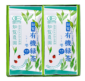 有機緑茶「雫」2本箱詰の写真 有機緑茶「雫」2本箱詰の写真