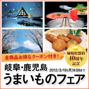 合同Web物産展「岐阜・鹿児島うまいものフェア」