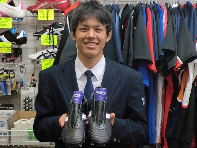 スズキスポーツBluesoleラグビースパイク! カラー、足型ぴったり
